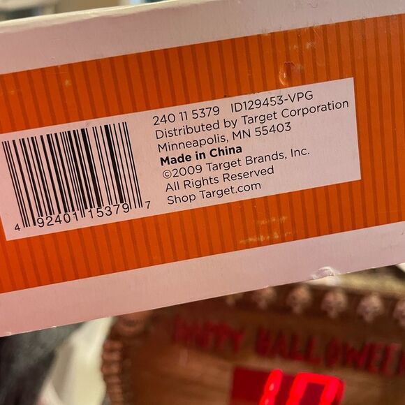 Target Electronic HALLOWEEN 2009 Count Down To Halloween Skull Sign RARE HTF - Picture 11 of 15